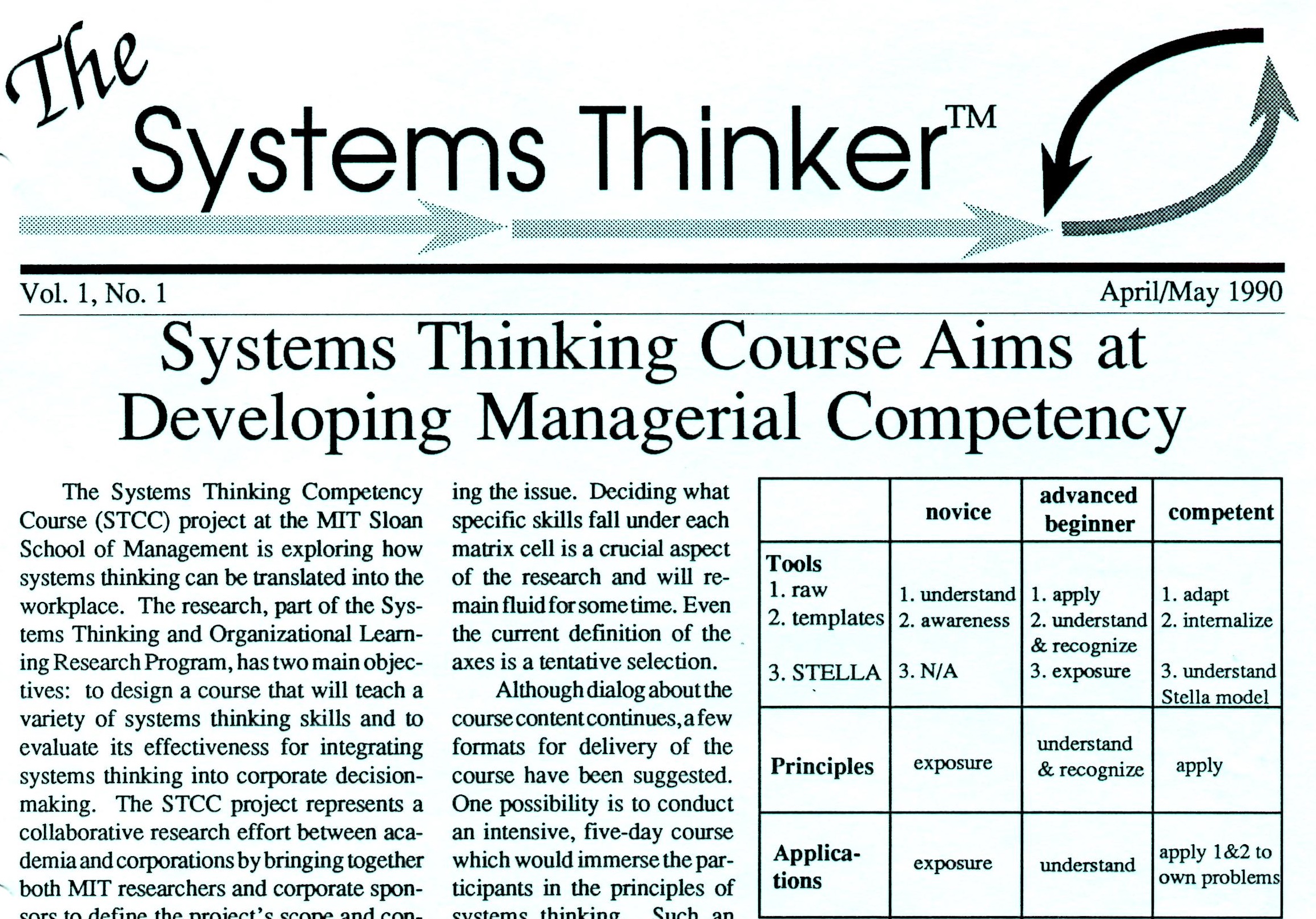 The Systems Thinker – Systems Thinking Course Aims At Developing ...